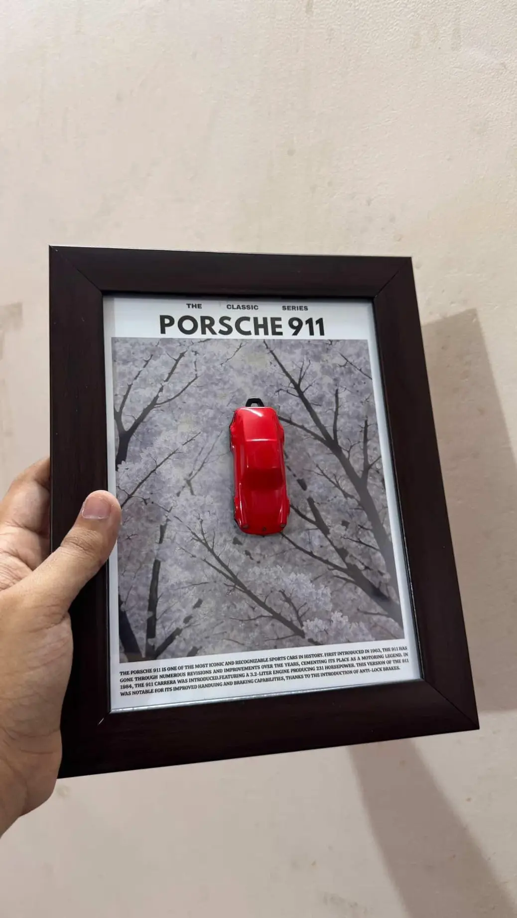 Porsche 911 3d car frame with the best designed frame